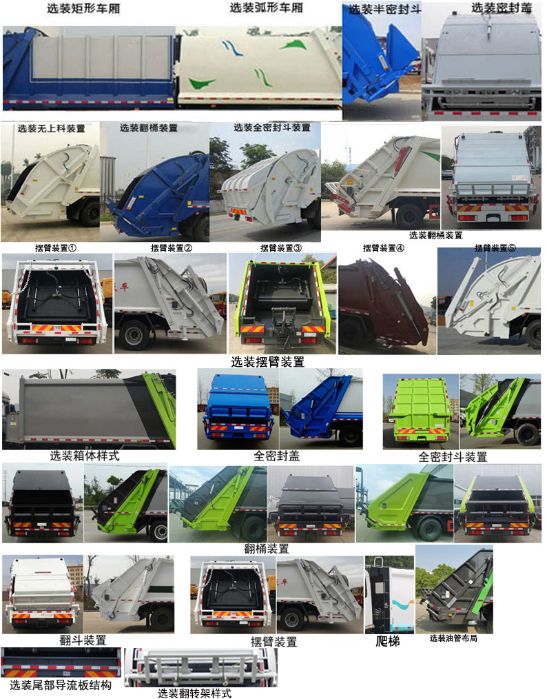 楚勝牌CSC5186ZYSB6型壓縮式垃圾車